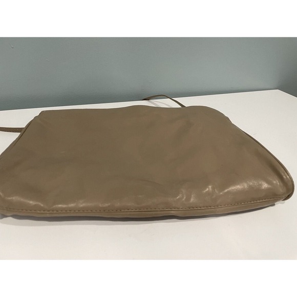 MCI World of Fine Handbags Beige‎ Faux Leather Clutch Shoulder Bag - Picture 12 of 13